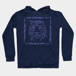 Very Peri Color of the Year of the Water Tiger 2022 Hoodie